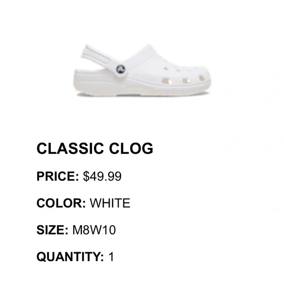 Crocs Classic Clog - White - Picture 7 of 7